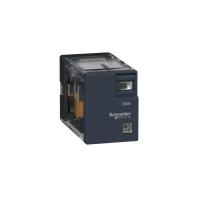 施耐德电气 插拔式中间继电器 4副触点,3A,指示灯,24VDC，RXM4LB2BD