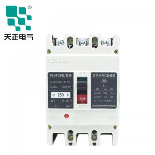 天正电气 3P断路器；TGM1-250L/3300