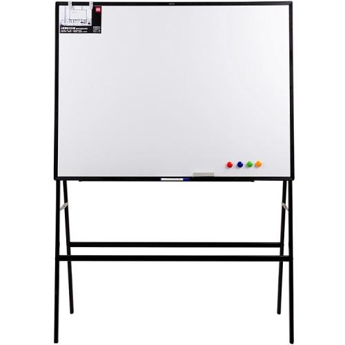 得力 8784 A型架会议白板 900ｘ1200mm 黑