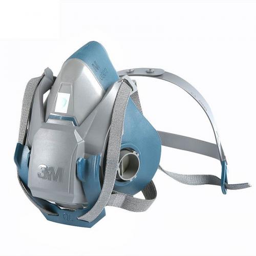 3M6502QL快扣硅胶半面型防护面罩中号个