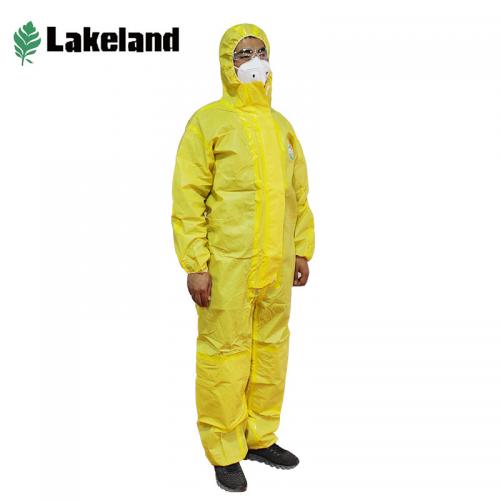 雷克兰CT1S428凯麦斯1防化学黄色连体式防化服（件）