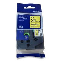 兄弟 TZE-651 黄底黑字标签打印色带 8m*24mm   （适用PT系列标签打印机）