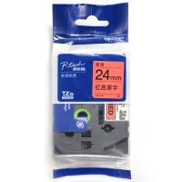 兄弟 TZE-451 红底黑字标签打印色带 8m*24mm