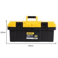 得力工具 DL－TC290 加强型塑料工具箱新VI 19寸 单位：只