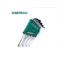 世达SATA-09106/12件英制加长球头内六角扳手组套/套