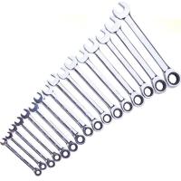 得力工具DL34112镜面棘轮两用快扳12mm/把