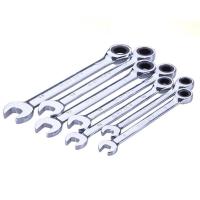 得力工具DL34112镜面棘轮两用快扳12mm/把