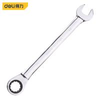 得力工具DL34124镜面棘轮两用快扳24mm/把