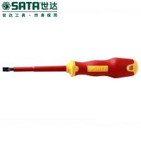 世达SATA－61321/T系列双色柄一字绝缘螺丝批2.5*75MM
