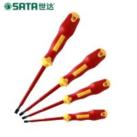 世达SATA－61324/T系列双色柄一字绝缘螺丝批5.5*125MM