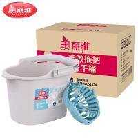 美丽雅拖把桶 手提塑料多功能胶棉地拖旋转拖把挤水拖布拖地桶