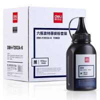 得力DBH-F2612A-6六瓶装特惠碳粉套装黑6瓶/套