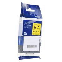 兄弟TZE－ZFX611原装色带黄底黑字6mm卷