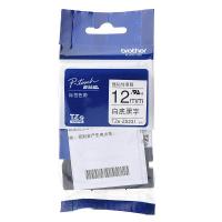 兄弟TZE-ZS231原装色带白底黑字12mm卷