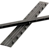 得力 3826 10孔装订夹条 300*7.5mm 100支/盒  黑