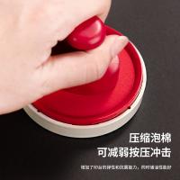 得力 9863 快干印台62*82mm  红