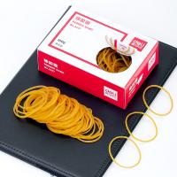 得力deli 3217 橡胶圈 100g/盒  黄