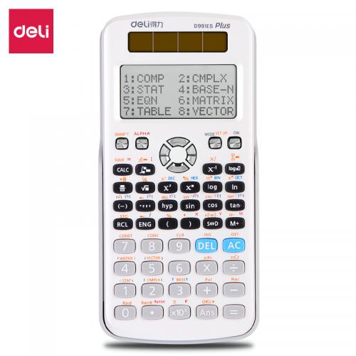 【办公】得力 D991ES 函数计算器（白