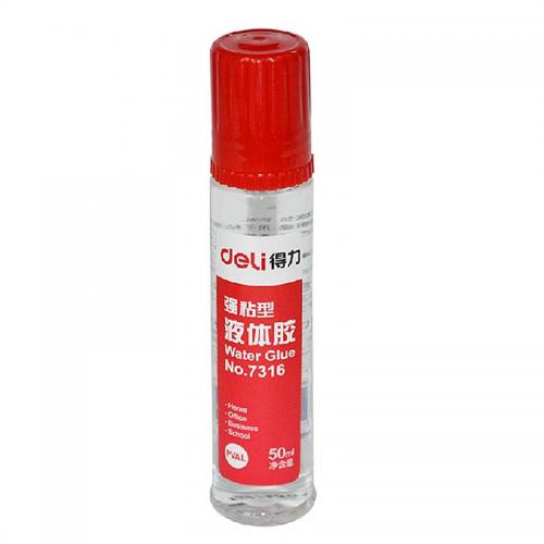 得力 7316 液体胶水 50ML