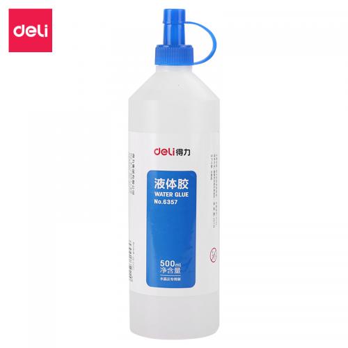 得力deli6357液体胶500ml/瓶 透明