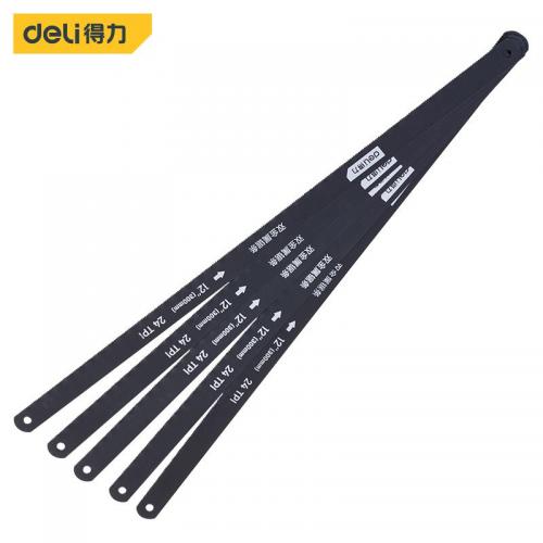 得力工具DL4673双金属锯条新VI黑色5根/包