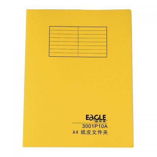 益而高 Eagle 纸制单片夹 3001P10A A4 黄色 20片/包