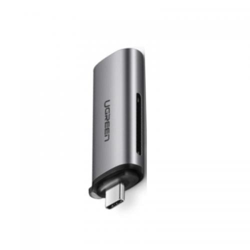 绿联 UGREEN 多功能二合一读卡器 50704  OTG 支持SD/TF内存卡 Type-C