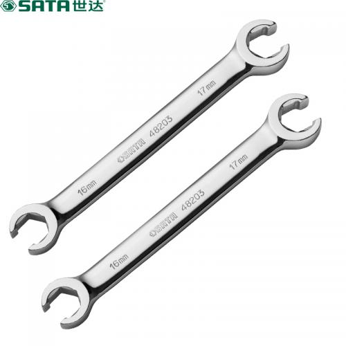 世达 48201 全抛光油管扳手 9x11MM