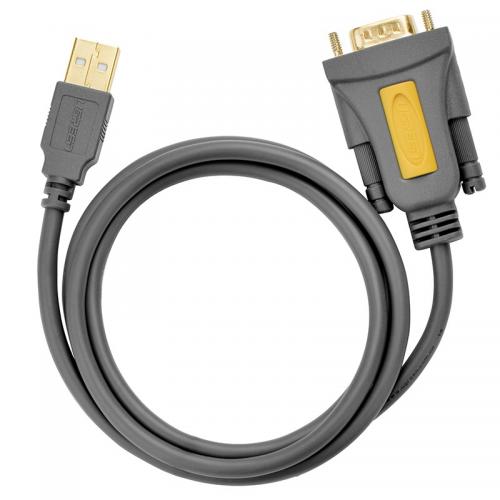 绿联 20210 USB转RS232串口线 1米