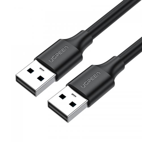 绿联 30136 USB2.0公对公线3米 黑色