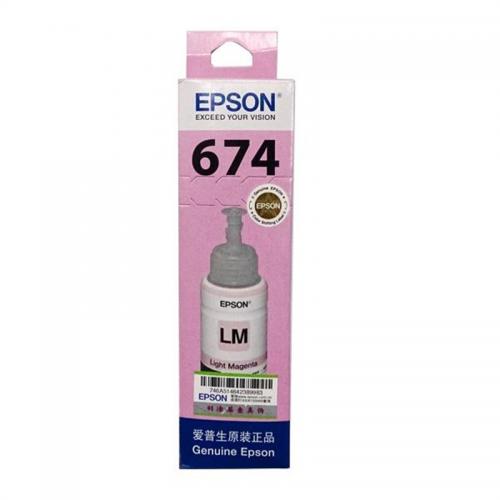 爱普生 C13T674680 墨水 70ml 淡洋红色 适用L801/810/850/1800