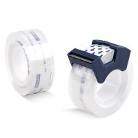 得力30128文具胶带套装18mm*25y*38um高透2卷/卡