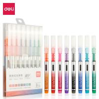 得力S855直液式走珠笔混8支/盒