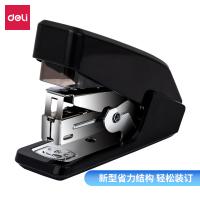 得力0466省力订书机可装订20张80G复印纸（黑）