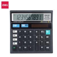 【办公】得力DL-500桌面计算器黑