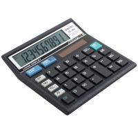 【办公】得力DL-500桌面计算器黑