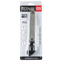 得力2045美工刀0.5*18*100mm银色