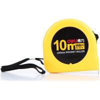 得力 8210 钢卷尺 10mｘ25mm  黄