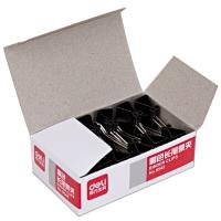 得力 9545 长尾票夹 19mm 12只/筒  黑