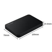 【办公】东芝 新小黑A3系列DTB440移动硬盘黑色4T/USB3.0/2.5英寸