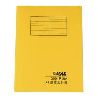 益而高 Eagle 纸制单片夹 3001P10A A4 黄色 20片/包