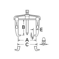 伍尔特 WURTH） 0714522130 两爪拉马－SPNW130MM