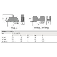 德力西 熔断器底座 RT18－32X 座 RT1832ZX