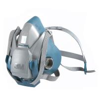 3M 半面罩，6502QL，快扣硅胶 中号