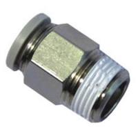 亚德客AirTAC 螺纹直通，螺纹R1/8，接管外径12mm，PC12-01