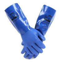 安思尔Ansell PVC防化手套，14-663-10，Edge系列 36cm 厚衬里，1副