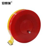 安赛瑞 11115 盒装警示隔离带-警戒线 ABS塑料外壳，涤纶布隔离带，50mm×100m
