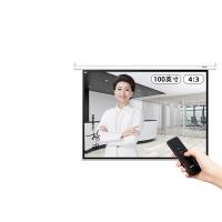 得力（deli）50440 电动遥控投影幕100英寸4:3（计价单位：箱）白
