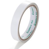齐心 MJ1810-10 双面棉纸胶带 18mm*10y 白色 10卷/筒，40卷/箱