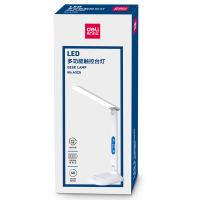 得力 4325 LED台灯 闹钟/LED可充电/5级调光床头灯